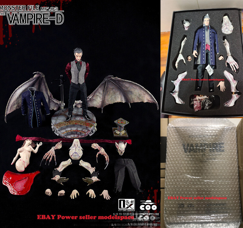 Coomodel X Ouzhixiang Mf003 1/6 Vampire Action Figure In Stock | eBay