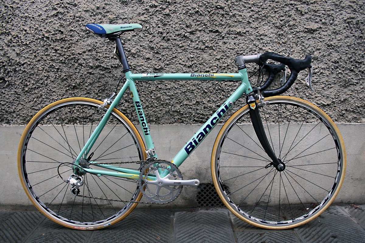 new old stock bianchi mega pro campagnolo chorus pantani nos italy