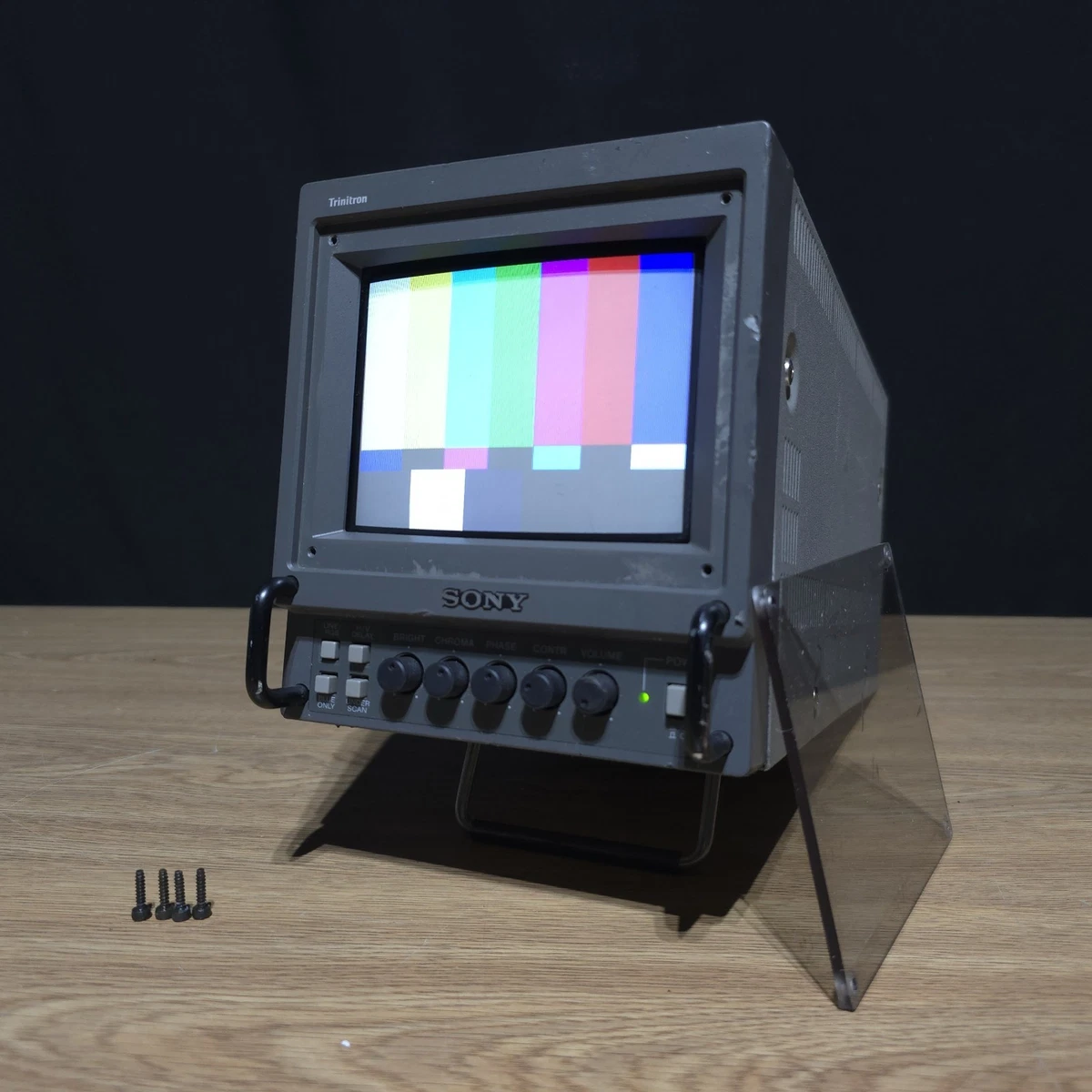 SONY PVM-6041Q 6-inch Trinitron Color Video Monitor 6 Type Working