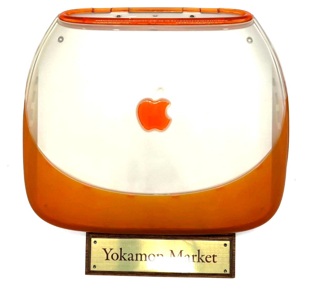 Vintage Apple Tangerine Clamshell iBook G3 300mhz Orange AC100V