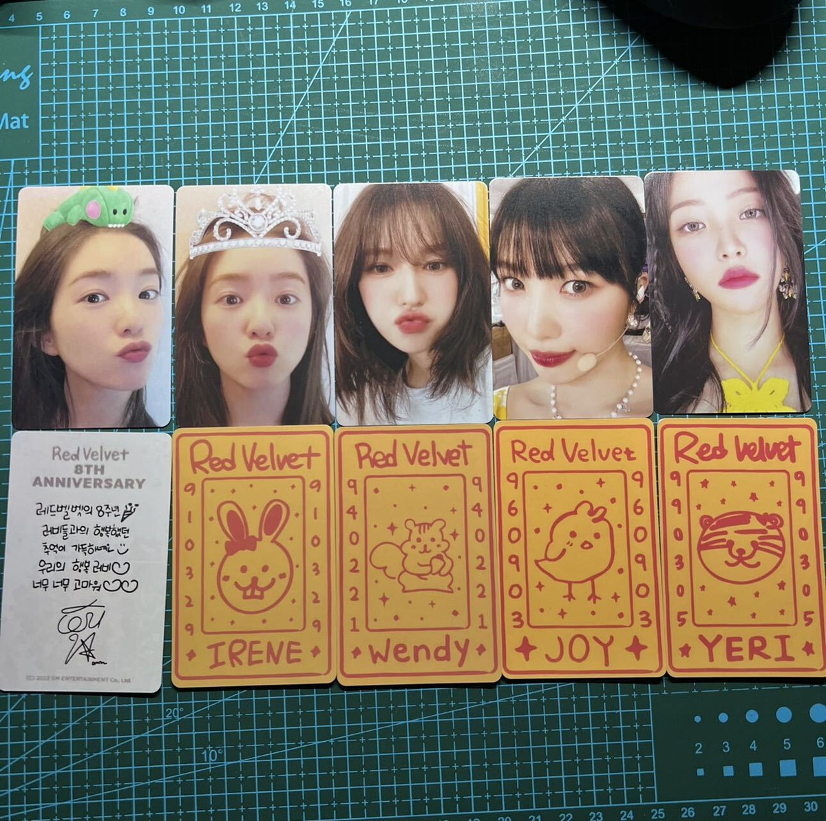 Irene photocard Red Velvet 8th Anniversary Merchandise wendy joy