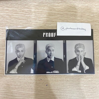 BTS ALBUM PROOF PRE-ORDER POB WEVERSE 3 CUT FILM STRIP OFFICIAL