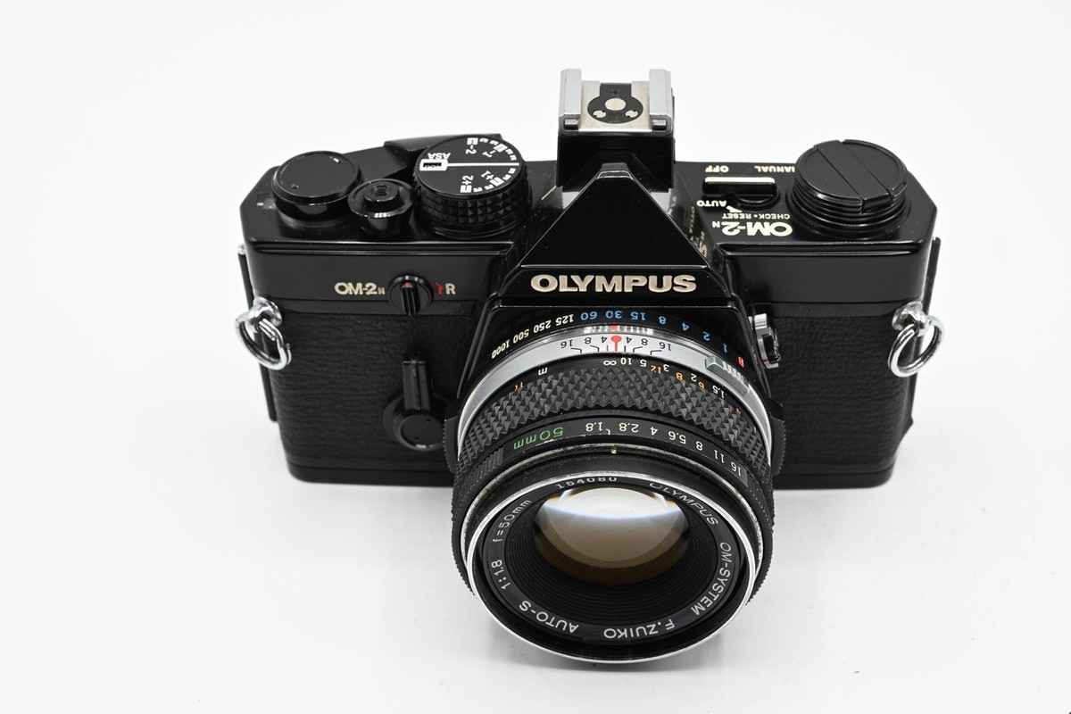 Olympus OM-2 OM-2n in Chrome or Black w/ optional 50mm f/1.8