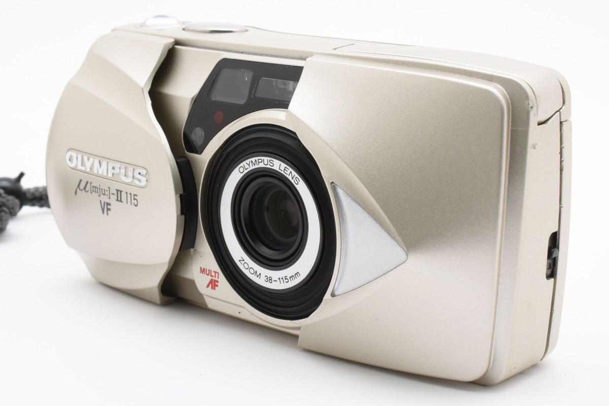 Olympus μ mju II 115 VF Point & Shoot 35mm Film Camera From JAPAN