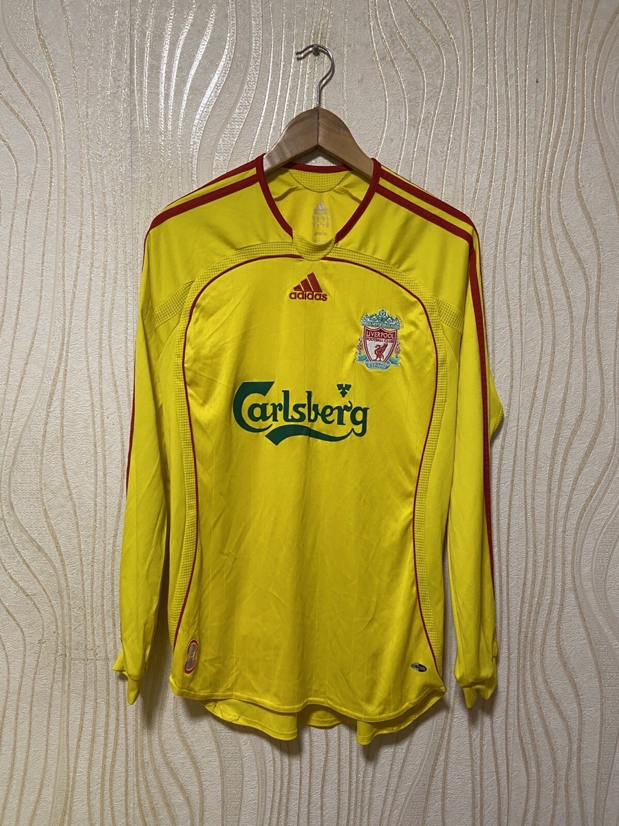 LIVERPOOL 2006 2007 AWAY SHIRT JERSEY LONG SLEEVE ADIDAS 053305 sz