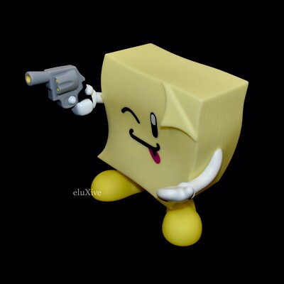 NWT Supreme AOI Yellow Sticky Note Molded Lamp w/Box Cartoon DS