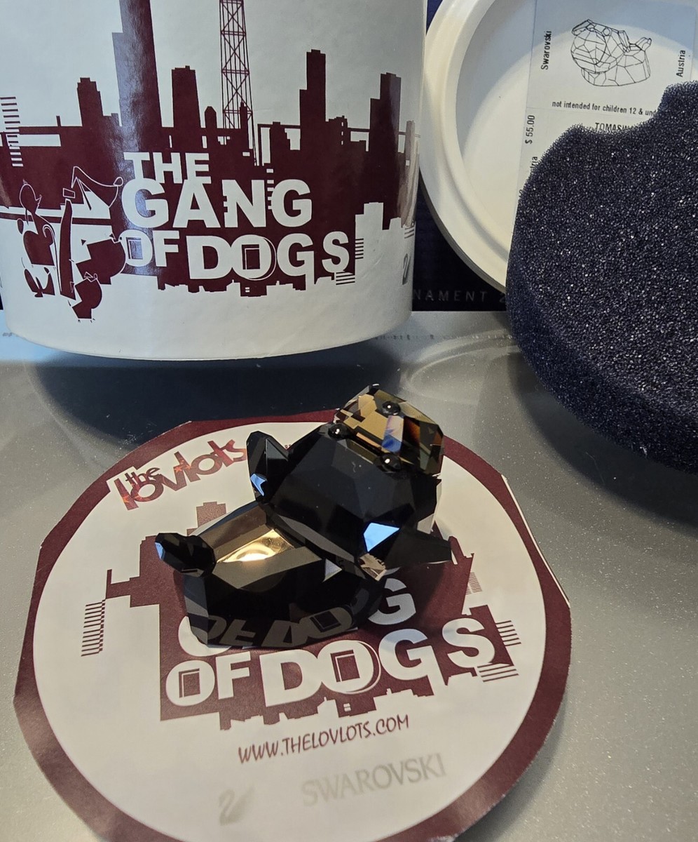 Swarovski Tomasino Bulldog - Gang of Dogs Crystal - 935718