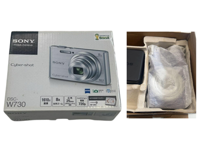 Sony Cyber-hot DSC-W730 16.1MP Compact Camera Blue 8x Zoom 720p w