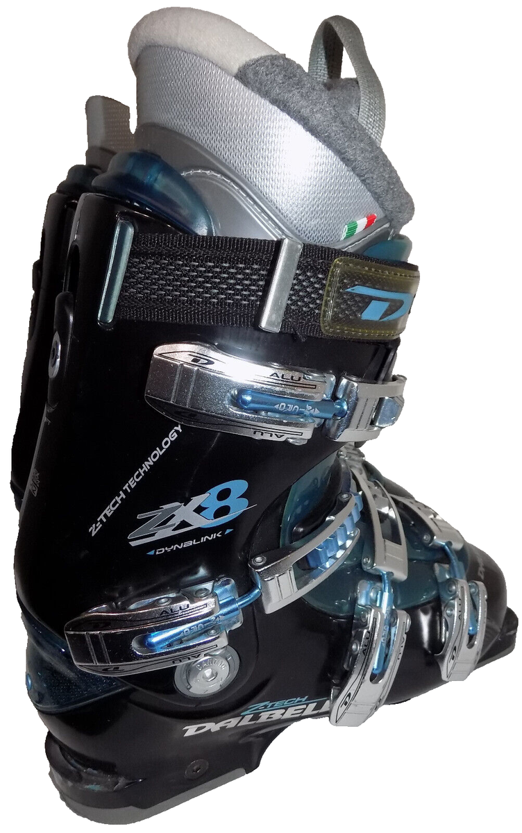 Dalbello Z- Tech ZX8 Ski Boots Mondo 24.5 US Womens Size 7-7.5