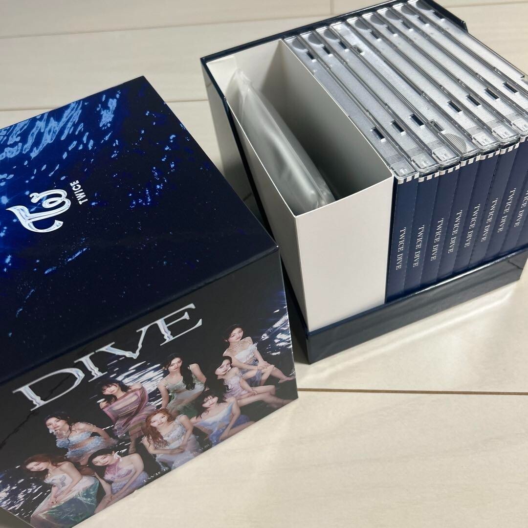 TWICE DIVE JAPAN 5th ALBUM 7th Anniversary Collection Box No Photo