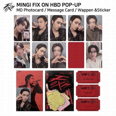 ATEEZ Mingi FIX ON HBD POP UP Photocard Benefit Official MD KPOP K