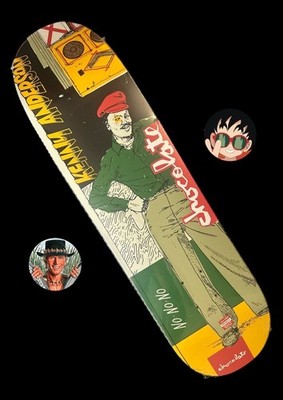 RARE Kenny Anderson Sound System Chocolate Skateboard Deck Skidul
