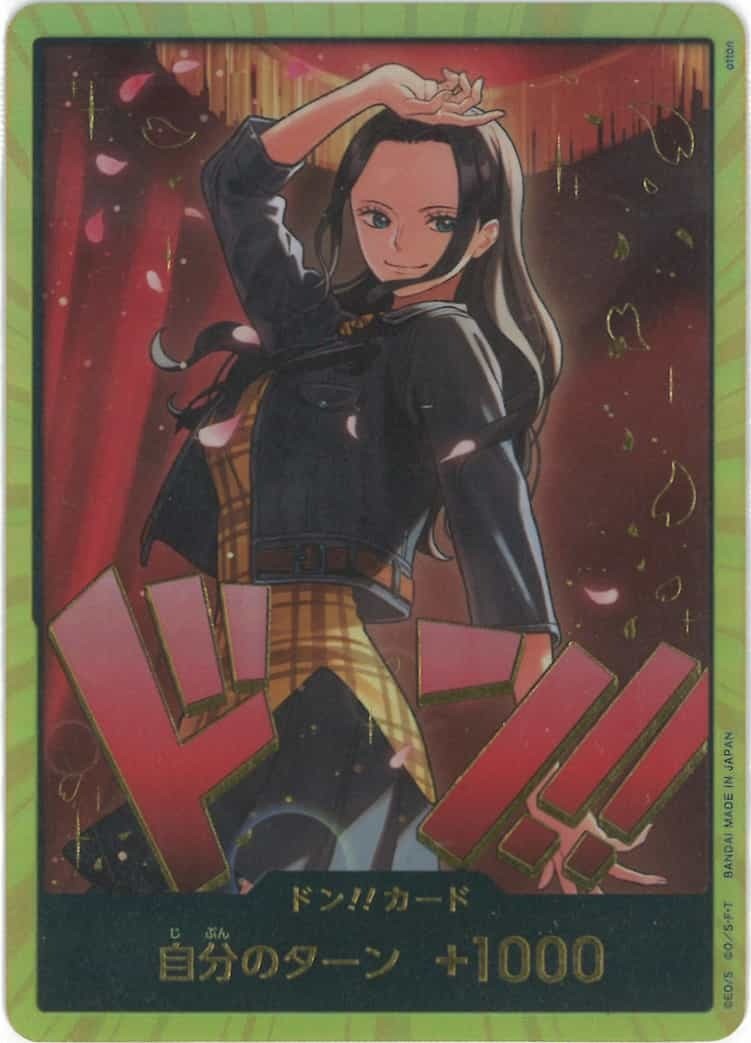 Nico Robin Gold Don Card Heroines Edition EB03 One Piece Card