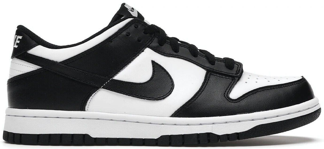 Size 6 - Nike Dunk Low GS Black/White for sale online | eBay