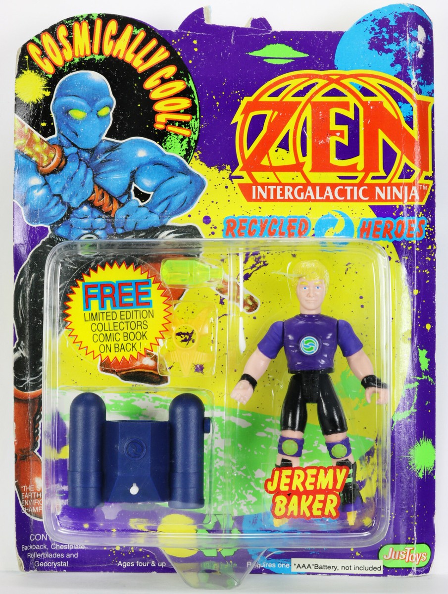 ZEN Intergalactic Ninja Recycled Heroes JEREMY BAKER Action Figure