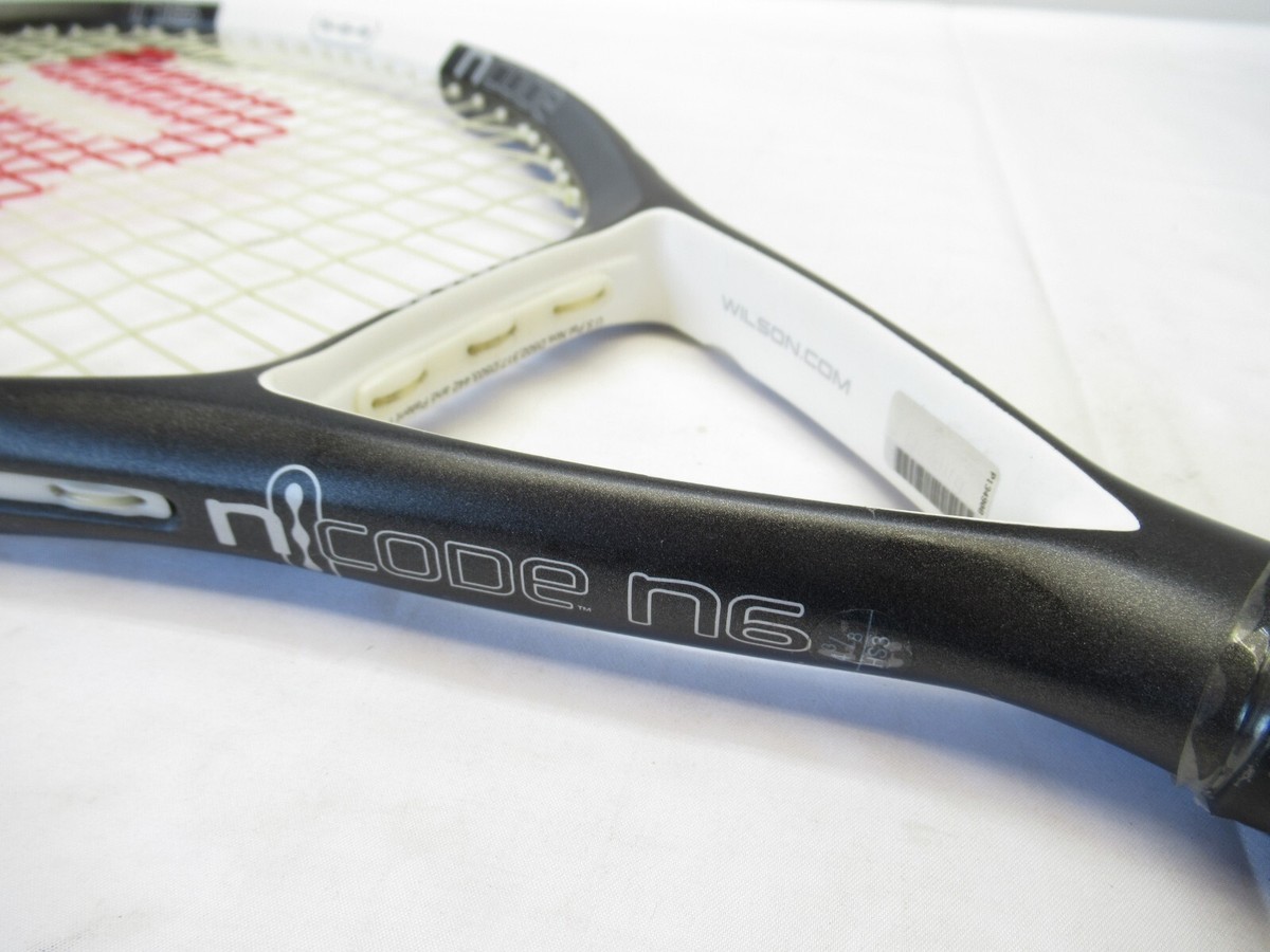 NEW OLD STOCK** WILSON NCODE N6 110 TENNIS RACQUET (4 3/8