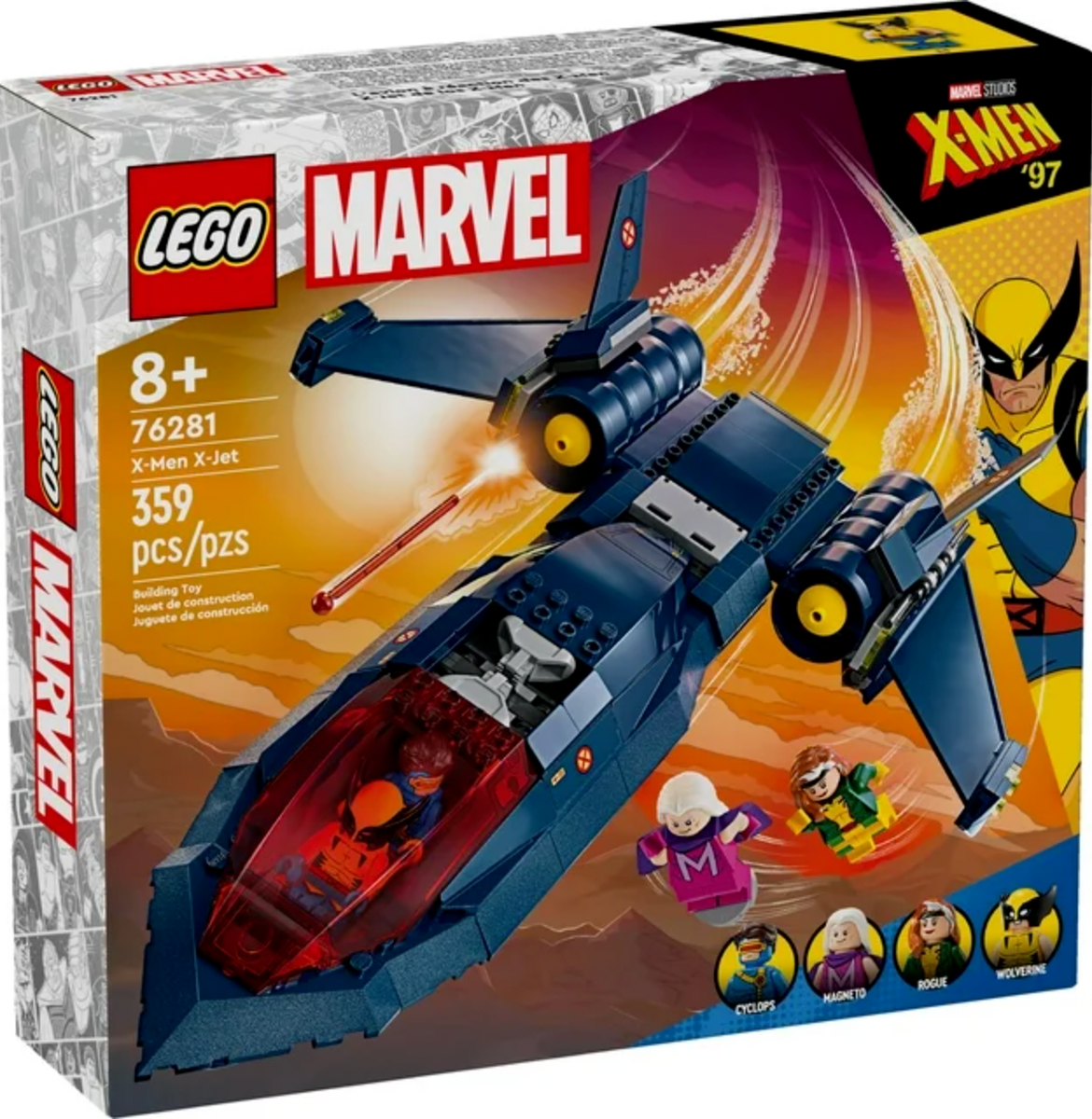 Lego Marvel 76281 - X-Men X-Jet NEW - FREE SHIPPING | eBay