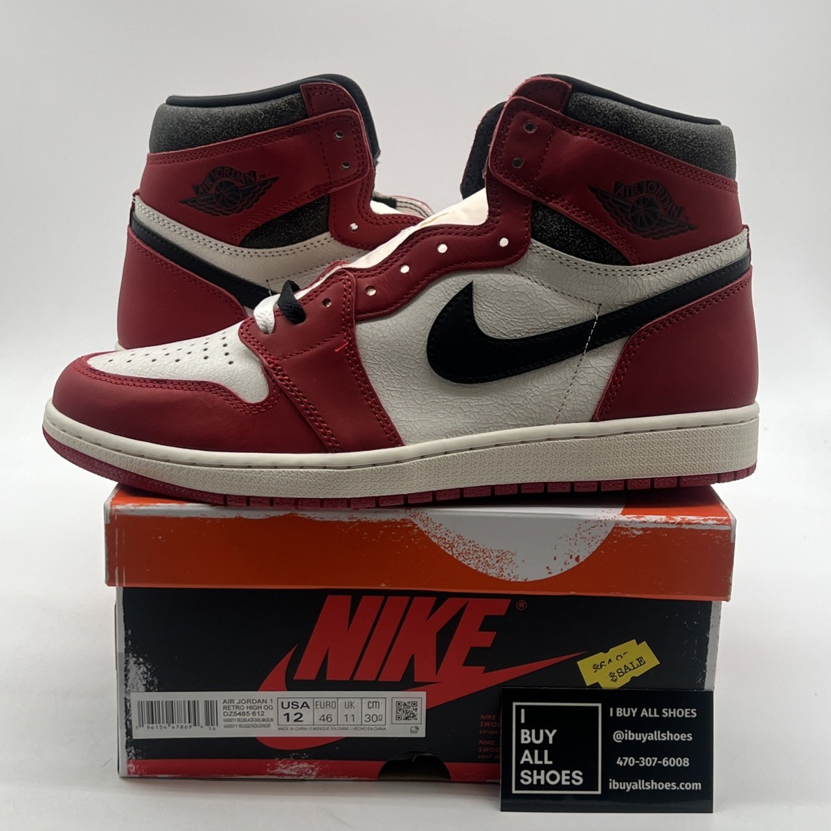 Size 12 - Air Jordan 1 Retro High Chicago Reimagined Lost & Found
