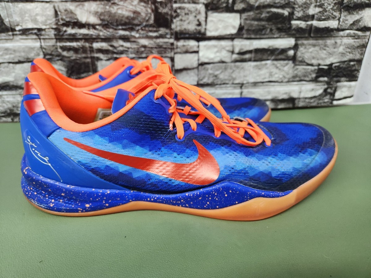 Nike Kobe 8 Id Mens Size 10.5 Blue Orange Red 653614-992