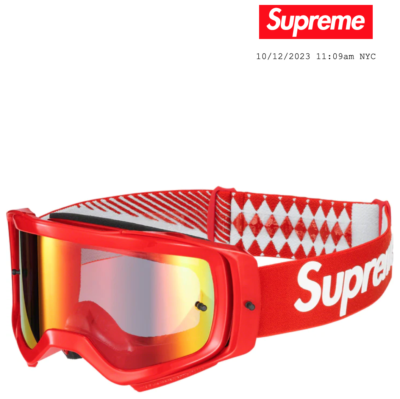SUPREME FOX RACING GOGGLES ****RED PAIR IN STOCK & SHIPS TODAY