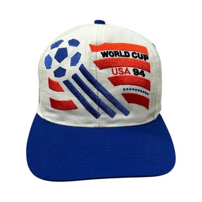 VTG 90s WORLD CUP USA 1994 SOCCER FOOTBALL LOGO ATHLETIC SNAPBACK