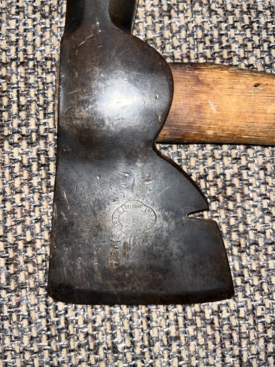Vintage Belknap bluegrass axe hatchet Louisville *rare miss stamp