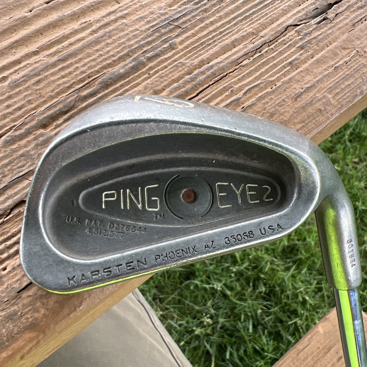 Ping Eye2 9 Iron Red Dot 1 Degree Flat Stiff Steel 35.5