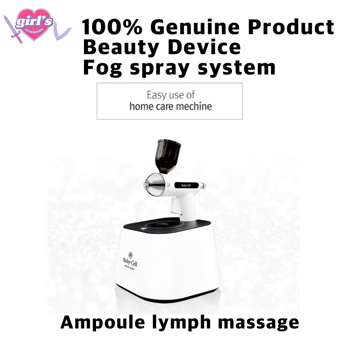 Ruby-Cell Handy Airbrush System, Fog spray Lymph massage | eBay