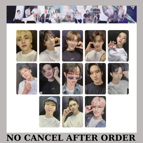 SEVENTEEN 10th mini album FML YZY Yizhiyu 4.0 photocard Official