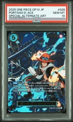 2025 PSA 10 Portgas D. Ace SP EB02-028 Carrying on His Will ONE