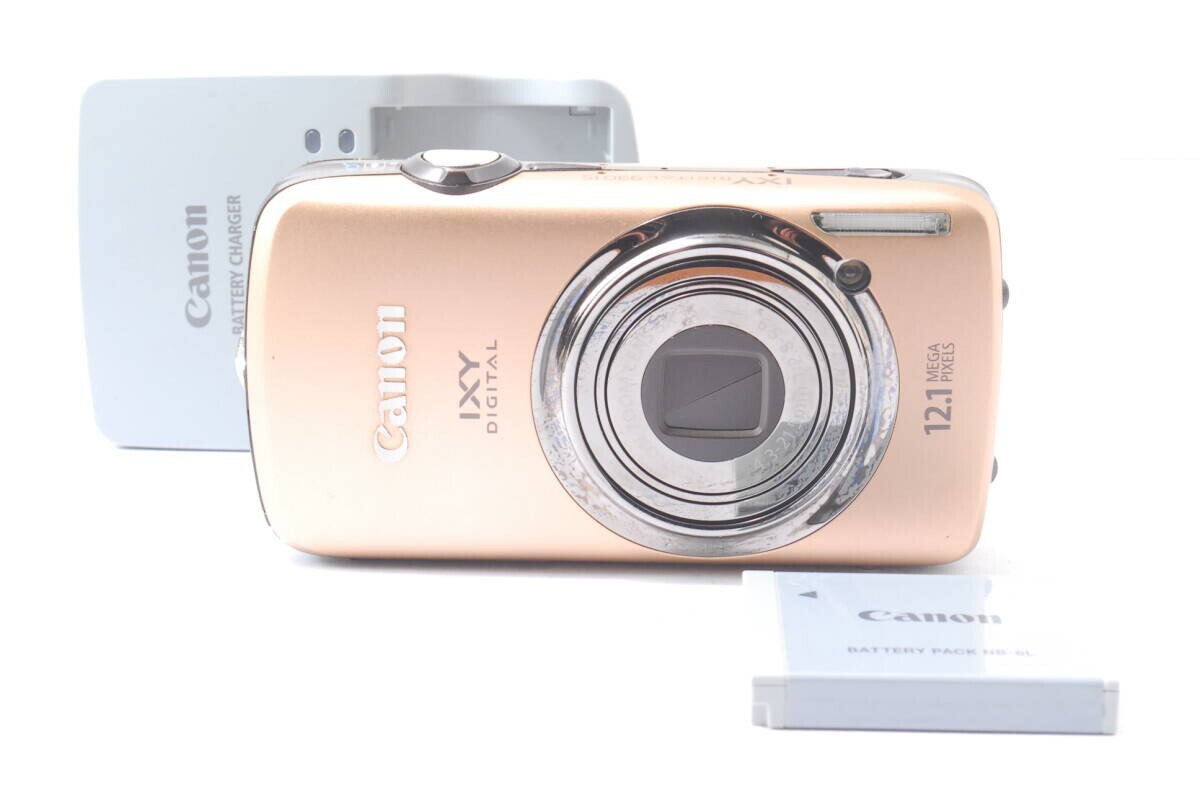 Near Mint] Canon IXY Digital 930 IS PC1437 pink Digital Camera