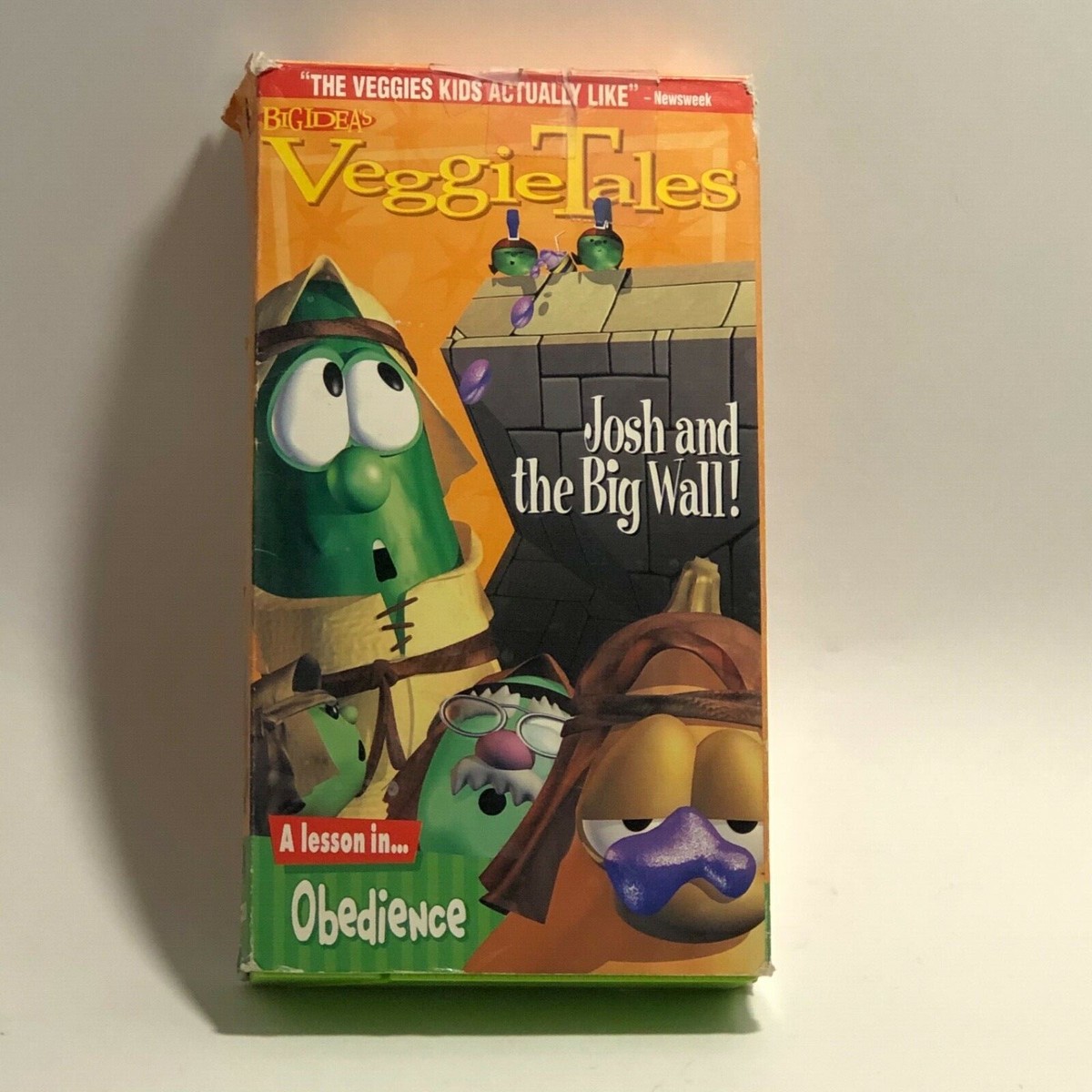 VeggieTales Classic “Josh And The Big Wall” VHS 2002 Tested B41 | eBay