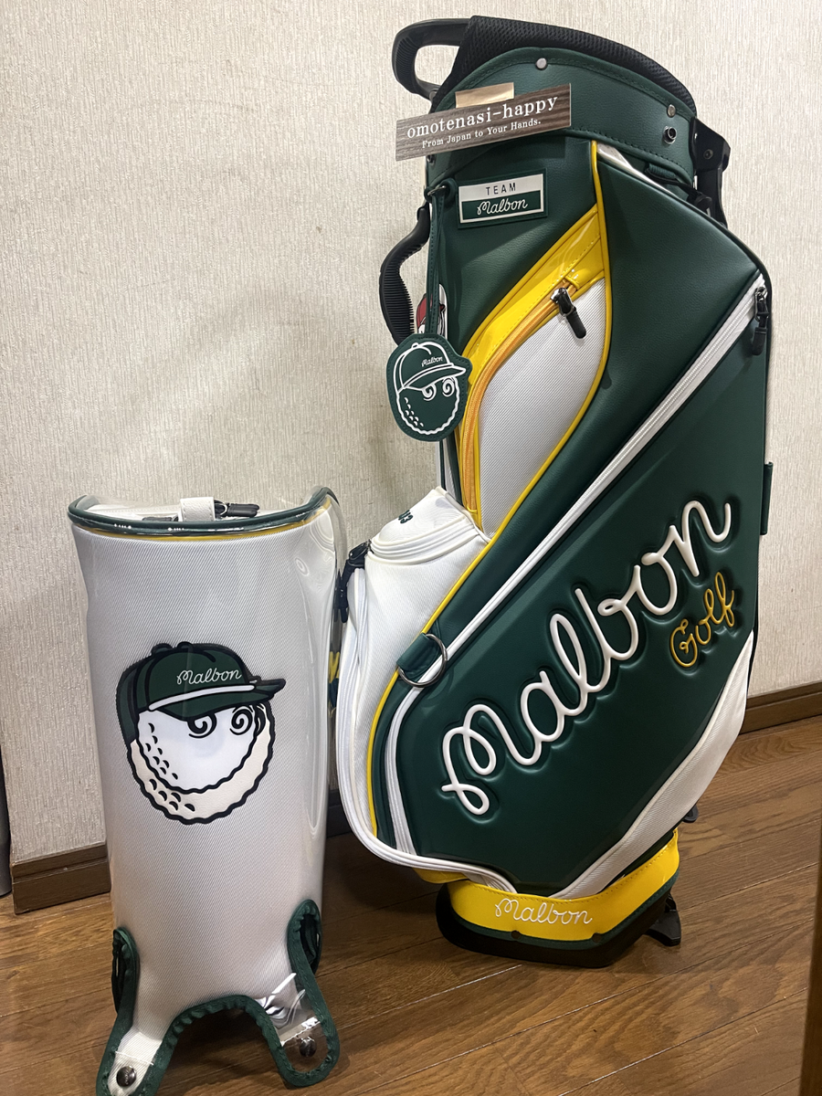malbon golf Caddy Bag 2024 Golf Stand bag Green Brand With 2 hood