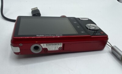 Kodak EasyShare M340 10.2MP Digital Camera - Red Tested Works