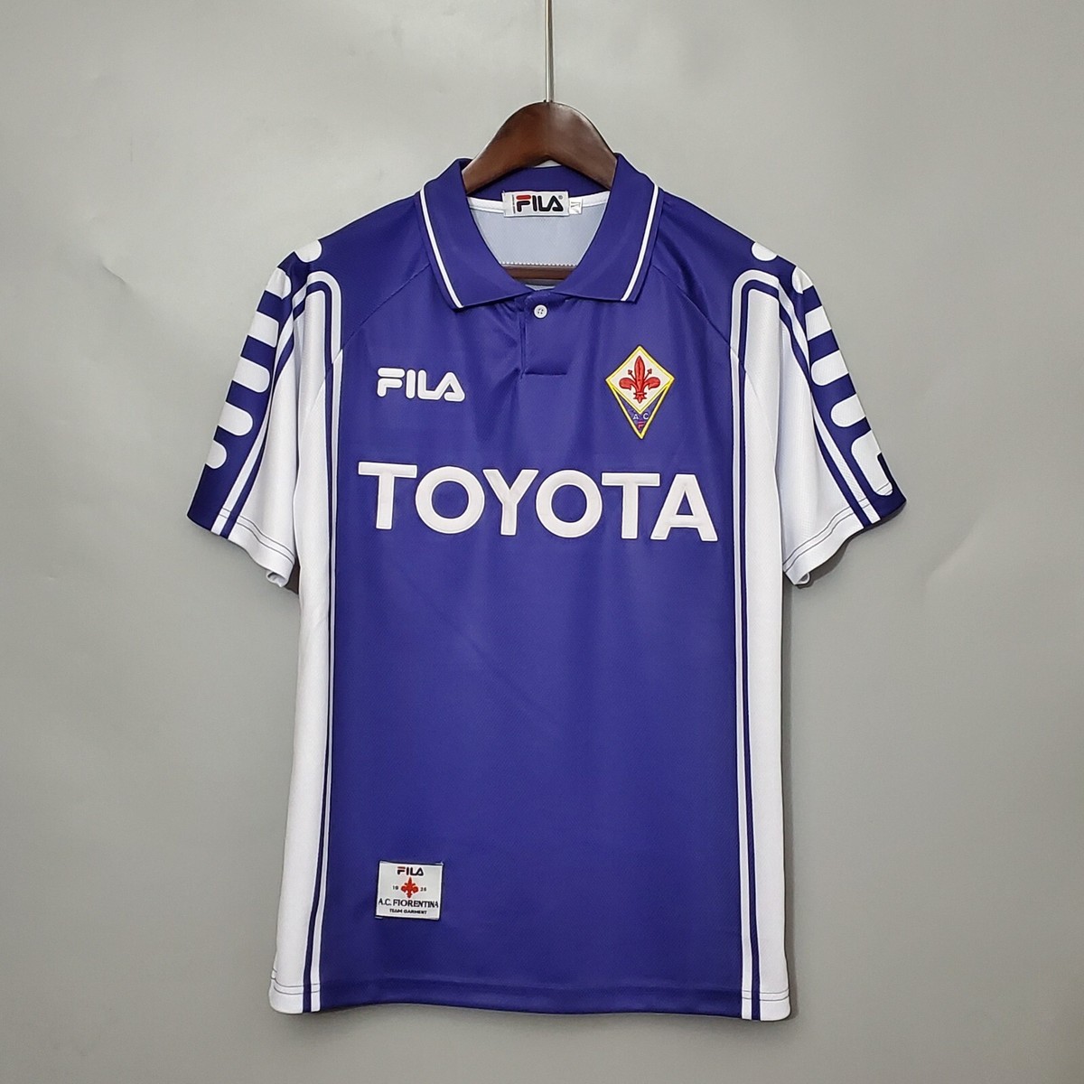 ACF FIORENTINA 99/00 HOME - Jersey Retro - BATISTUTA # 9 - LARGE
