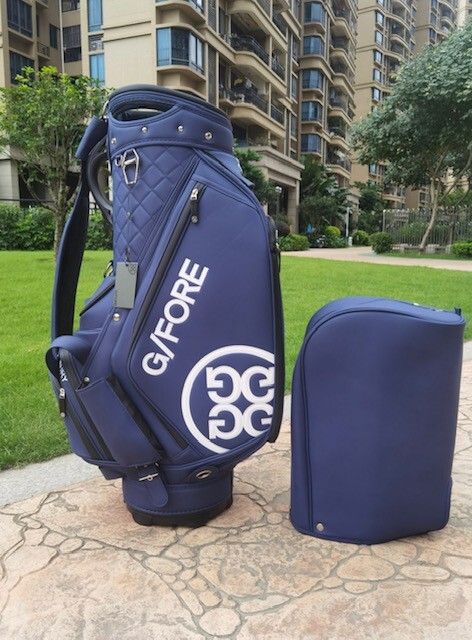 G FORE Caddy Bag Golf Bag Navy New with tags PU 4.7kg From Japan