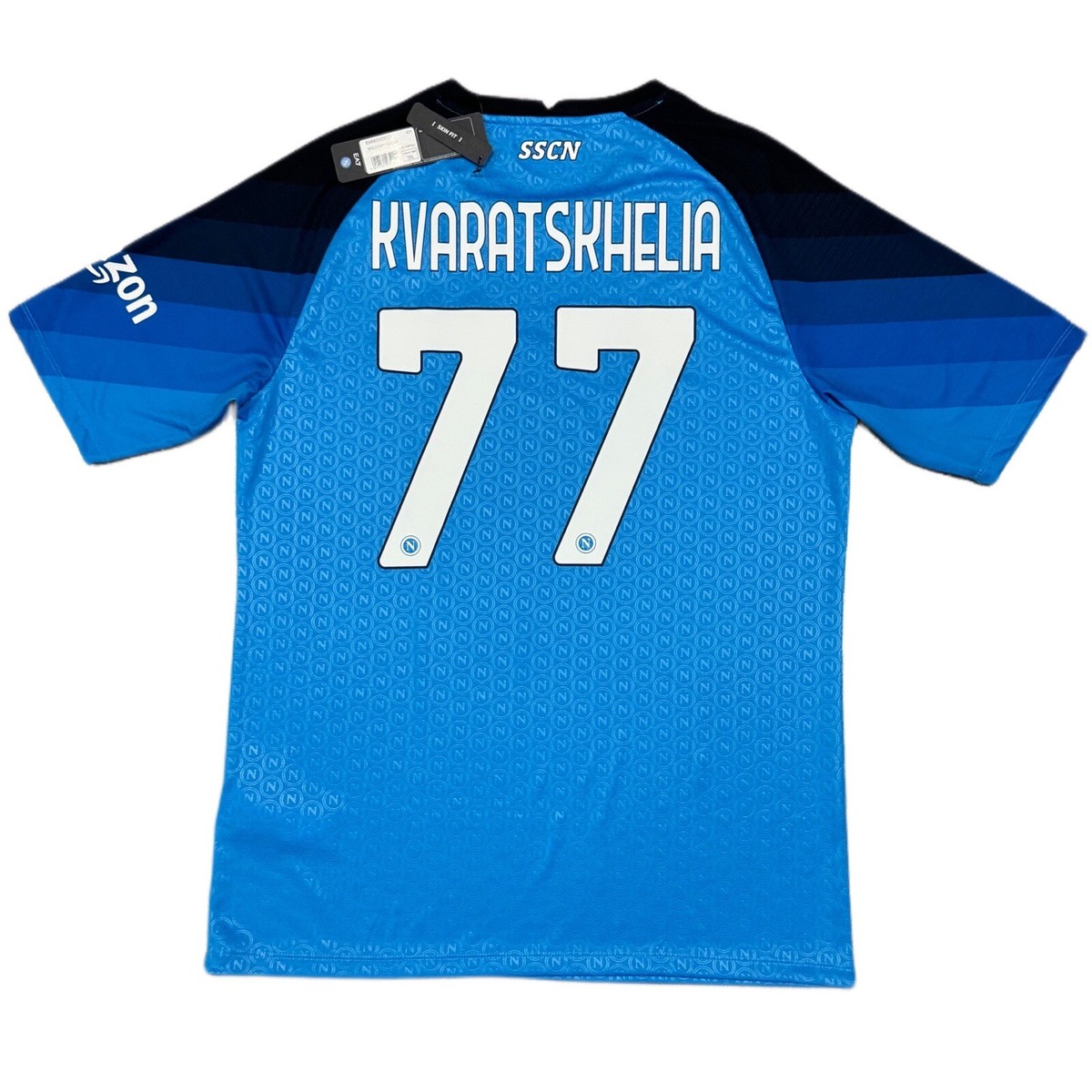 2022/23 Napoli Authentic Home Jersey #77 Kvaratskhelia 3XL Player