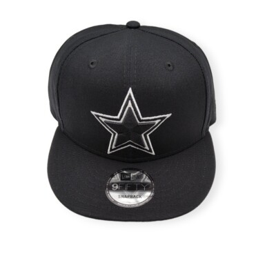 New Era Dallas Cowboys 9Fifty Black/Black & White Logo Adjustable