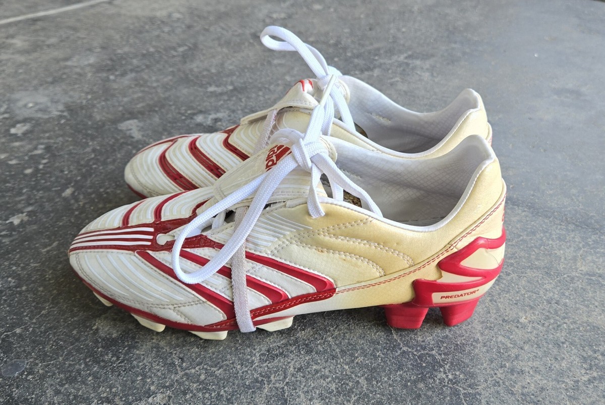 2007 Adidas Predator Absolute FG Size 5.5 White Red Soccer
