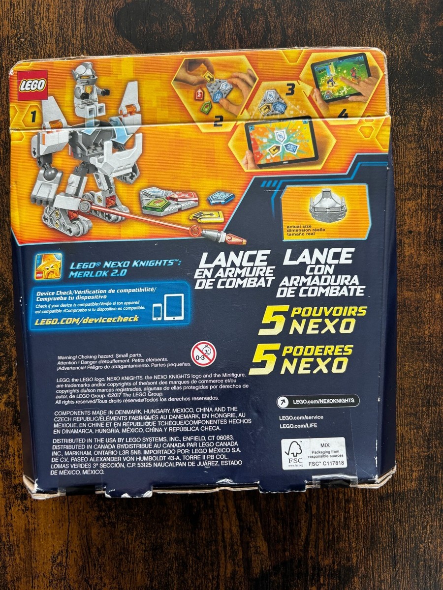 LEGO Nexo Knights Battle Suit Lance - #70366 NEW SEALED | eBay