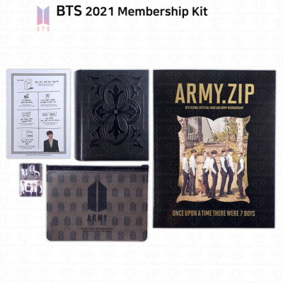 BTS Bangtan Boys 2021 Membership Kit Official Goods Book Lamp
