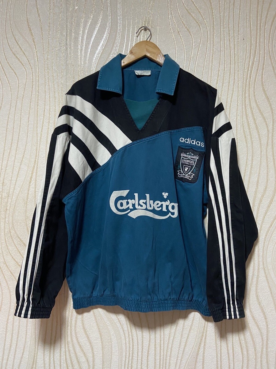 LIVERPOOL 1995 1996 FOOTBALL SOCCER TRAINING DRILL TOP SWEATSHIRT