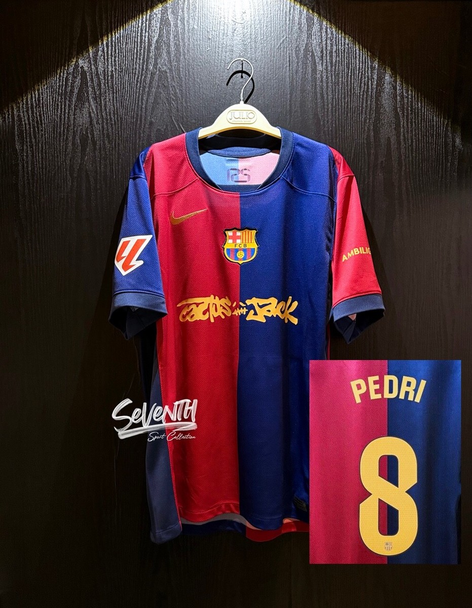 Barcelona 2024/2025 Home Jersey Travis Scott Special Edition Pedri