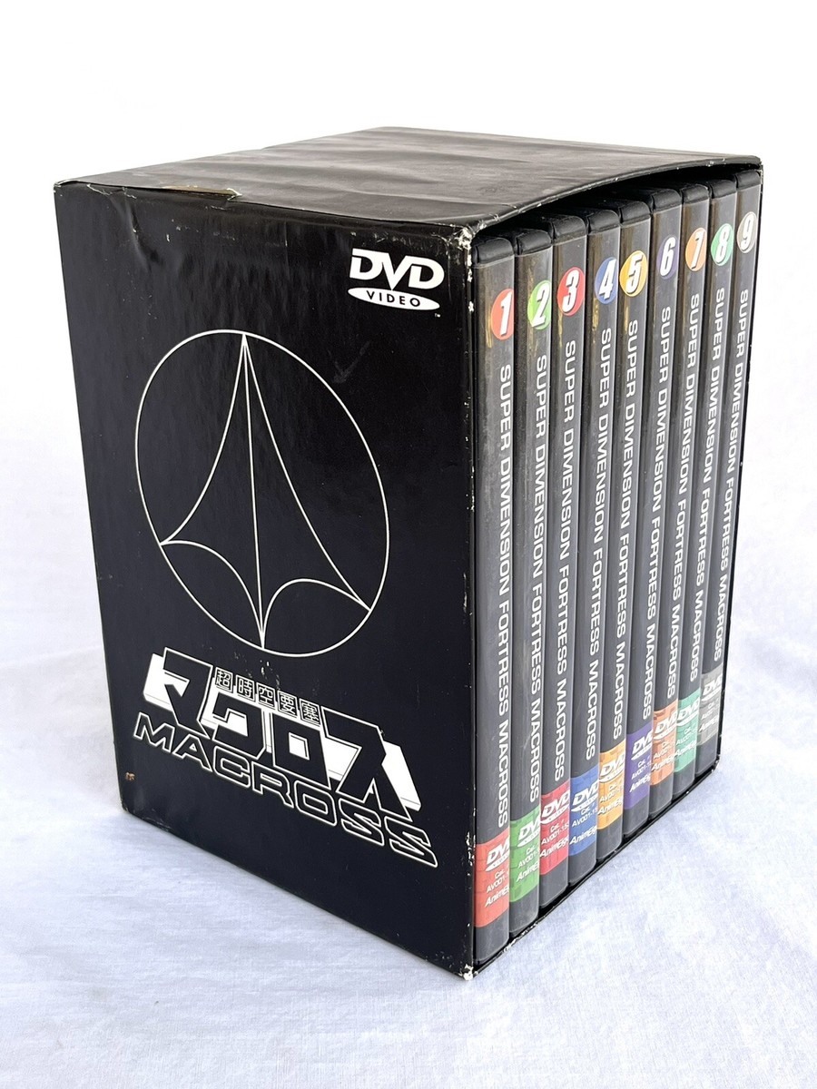 ANIMEIGO Super Dimension Fortress Macross DVD Box Set 1-9 w/Story