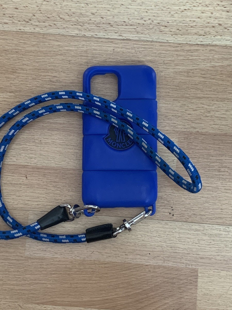 Moncler Iphone Case Blue Smartphone With Strap | eBay