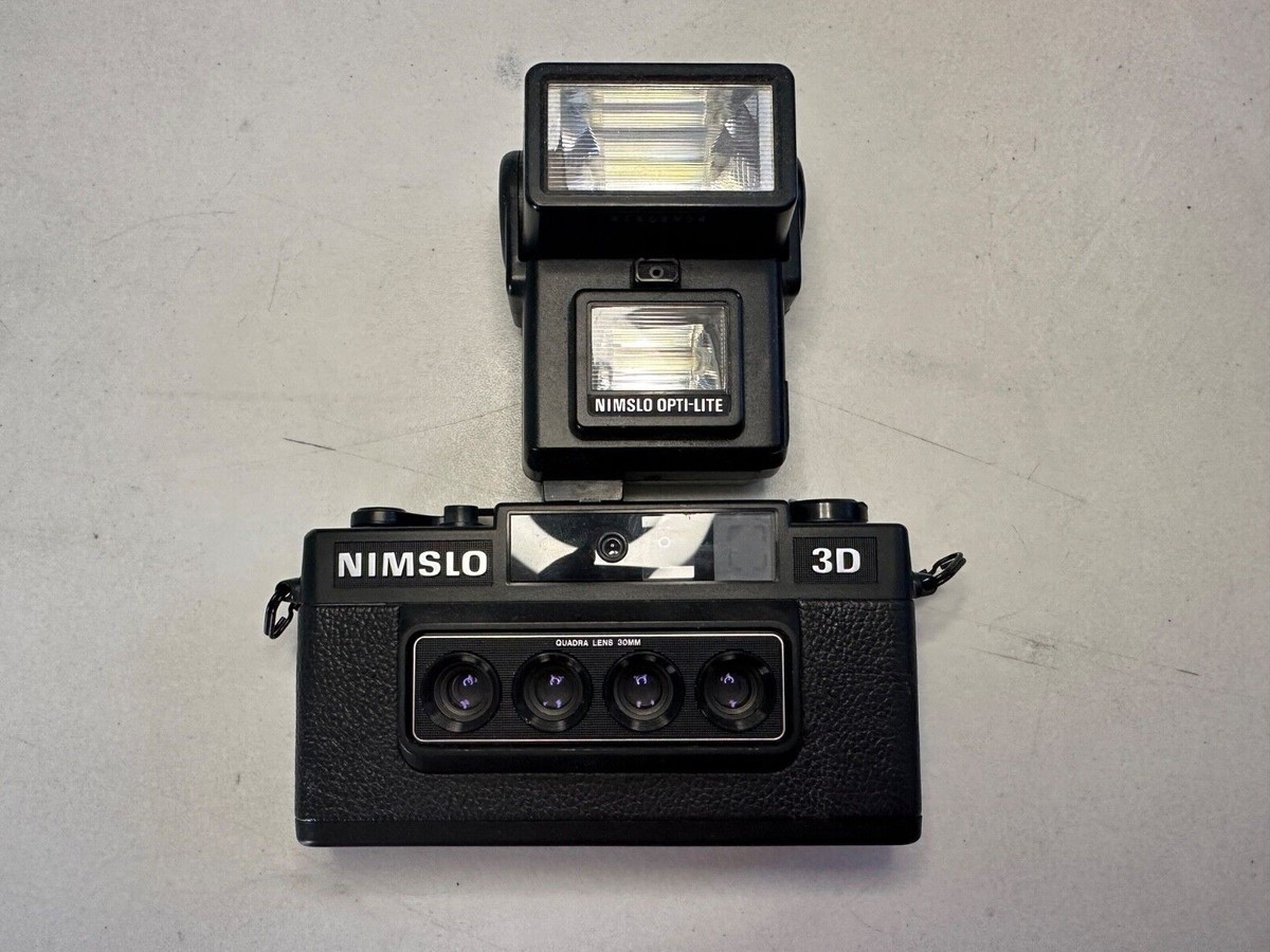 parts) Nimslo 3D Quadra Lens camera 35mm w/optiflash | eBay
