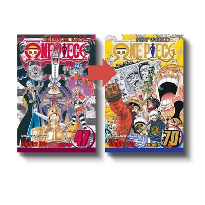 One Piece Manga Set 3 47-70, Thriller Bark to New World