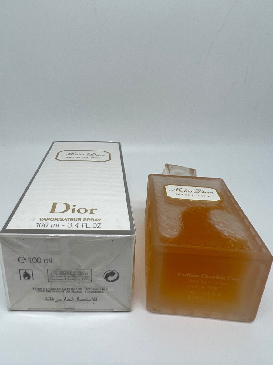 MISS DIOR by DIOR 3.4 FL oz/ 100 ML Eau De Toilette Spray Sealed