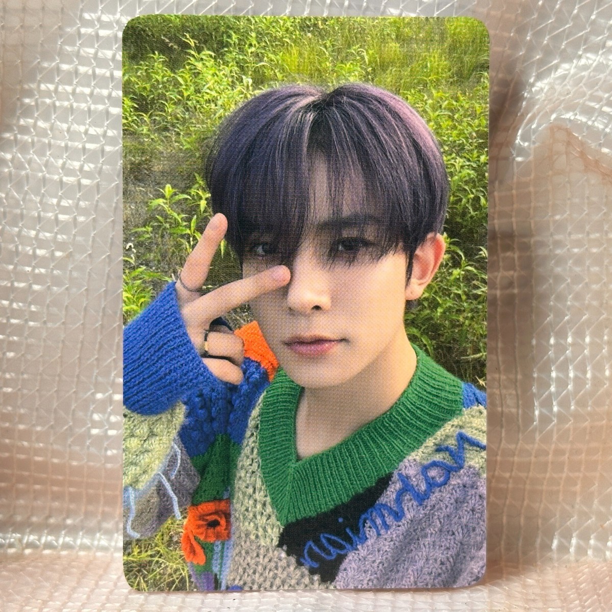 Heeseung Official M2U Record Lucky Draw Photocard Enhypen Orange