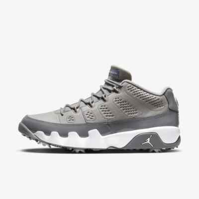 New Nike Air Jordan 9 Retro Low G Golf Shoes - Grey (FJ5934-001